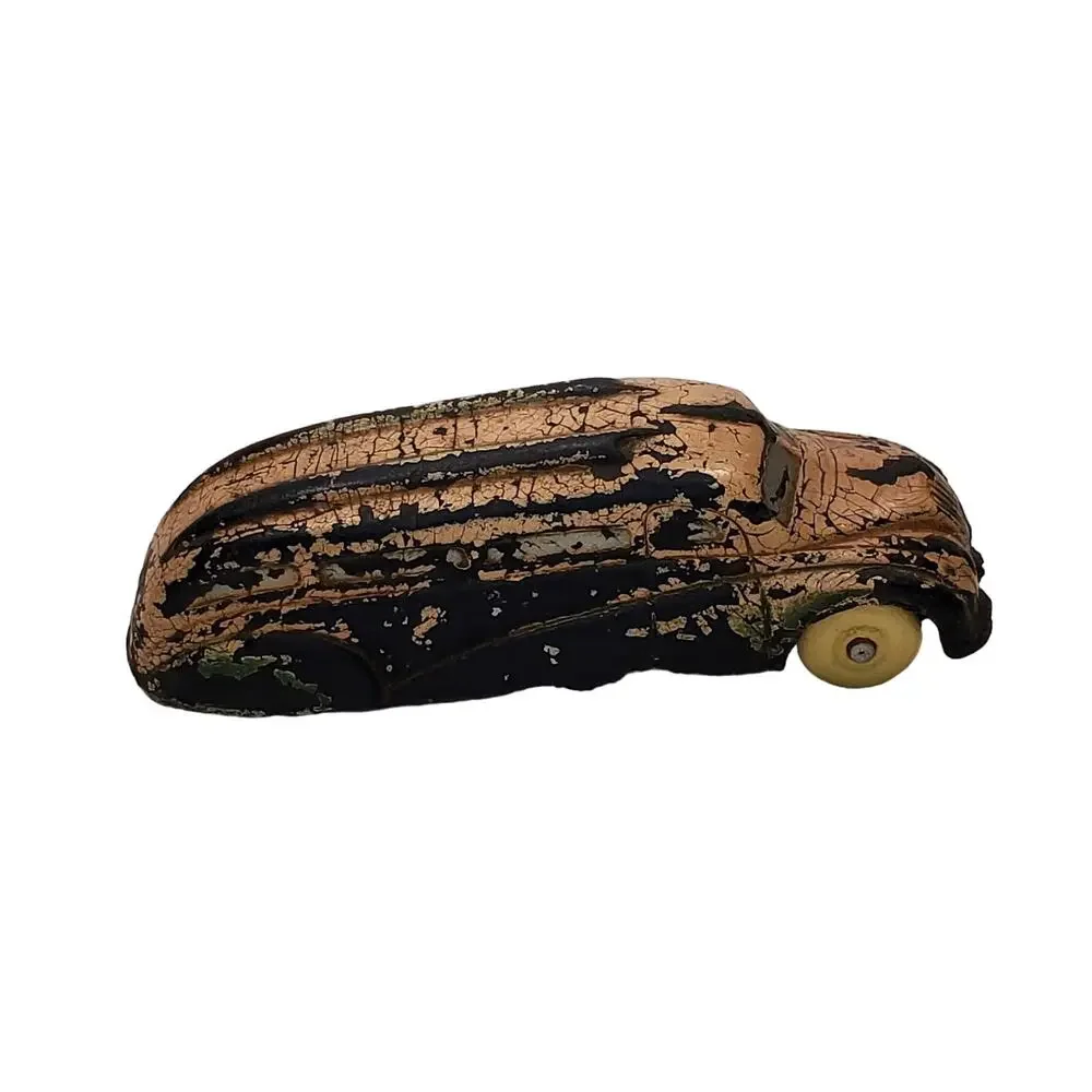 Vtg Sun Rubber Streamlined Car 1930-1940's USA Art Deco Van Life Travel